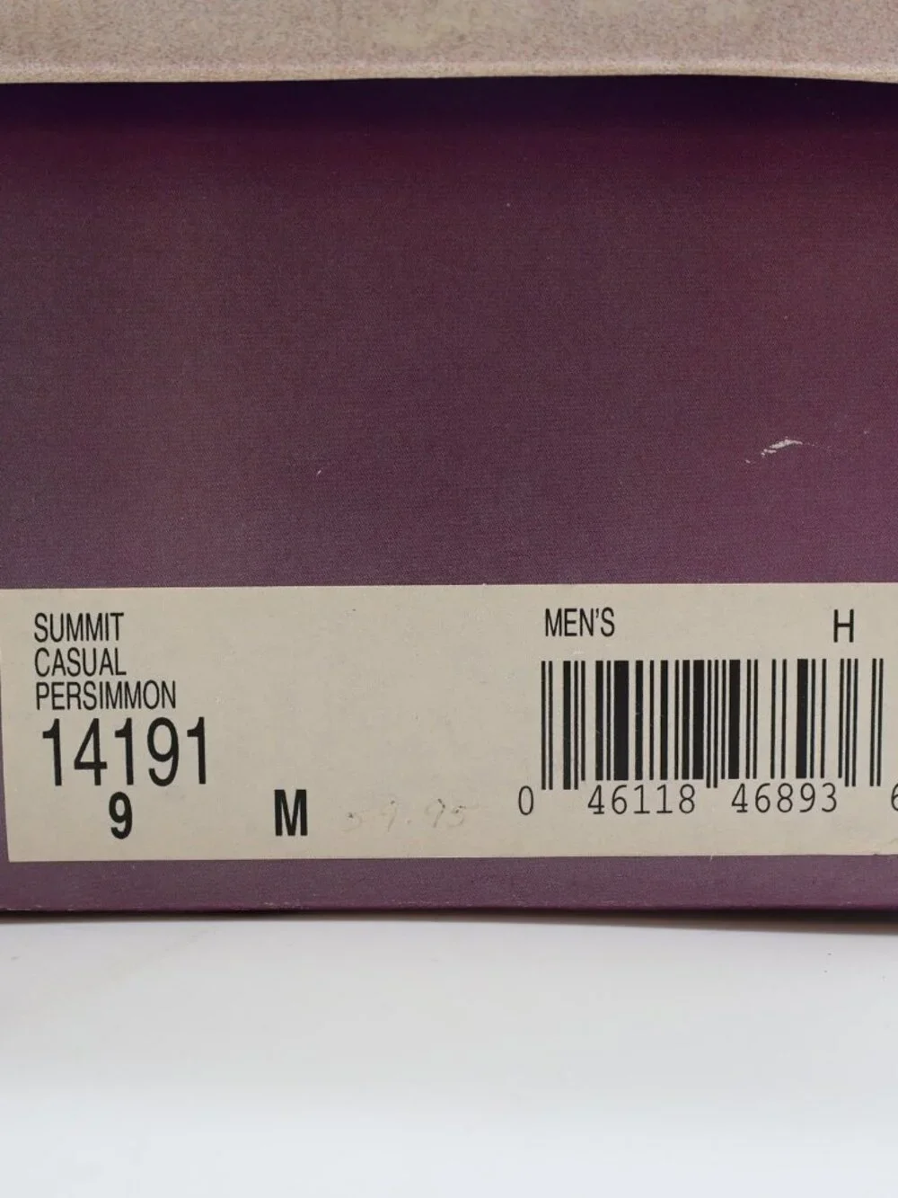 Hush Puppies Summit 14191 Mens 9 Brown Leather Casual Oxford Shoes NOS